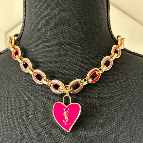 Upcycled ♻️ YSL zipper pull Necklace - Picture 7 of 7